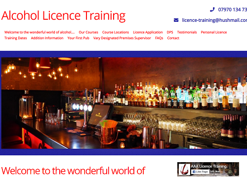 alcohol licence training