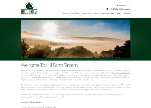 hill farm tintern